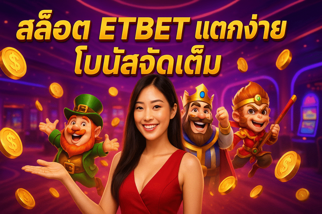 สล็อต ETBET แตกง่าย โบนัสจัดเต็ม